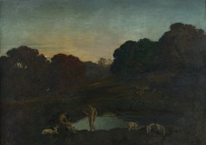Pastoral scene, 1911. af René Ménard