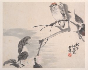 Dyr, blomster og fugle, 1800-tallet.