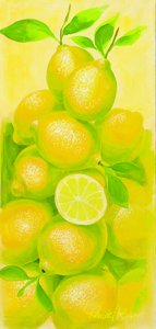 Friske, syrlige citroner