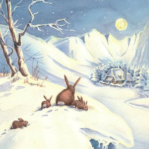 Kaniner – En vinteraften i måneskin