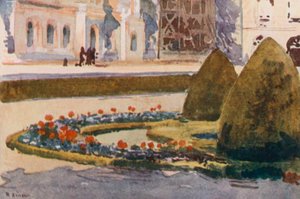 Sydlige Parterre, Versailles af Rene Binet