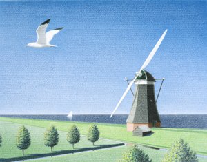 Vindmølle af Rene Boin