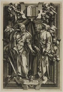 Sankt Paul og Sankt Peter af Rene Boyvin