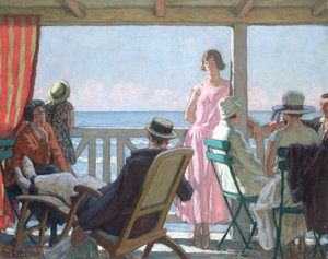Au Bord de la Manche (olie på lærred)