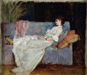 Madame Flahaut (olie på lærred)