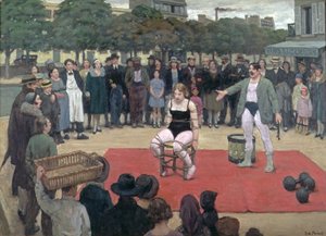 The Travelling Performers, ca. 1928-30 (olie på lærred)