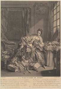 Modehandler, 1746-55. af Rene Gaillard