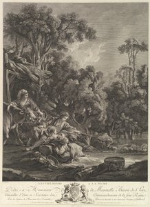 The Villages Fishing The Villages Fishing, 1700-tallet. af Rene Gaillard