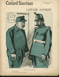 Illustration af Hermann-Paul (1864-1940) til forsiden af Le Canard Sauvage, nr. 21 af Rene George Hermann Paul