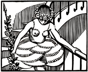 Illustration til "Mitsou" af Colette af Rene George Hermann Paul