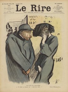Glæderne ved utroskab. Illustration til Le Rire