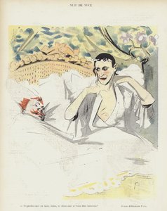 Bryllupsnat. Illustration til Le Rire
