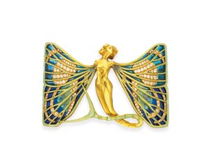 Art Nouveau "Sylph" dog collar, c.1900dani