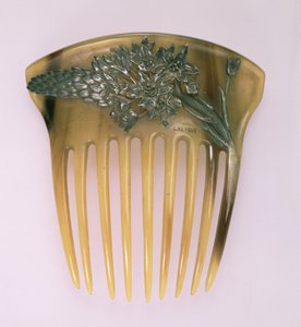 Hornkam, af Rene Jules Lalique (1860-1945), Paris, 1900-02 af Rene Jules Lalique