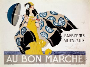 Plakat til stormagasiner "" Au Bon Marche" (plakat)