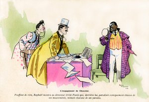 Chocolats engagement af direktøren for Nouveau Cirque de Paris - klovneduoen George Footitt (skrev nogle gange FootIT eller Footitt, hans rigtige navn Tudor Hall, hvid klovn