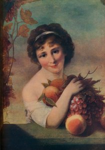 Pige med frugt, c1780, 1910