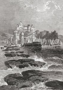 Pozzuoli, Napoli, Syditalien i slutningen af det 19. århundrede. Fra Italian Pictures af Rev. Samuel Manning, udgivet ca. 1890. af Reverend Samuel Manning
