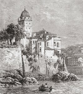 Arsenalet i Genova, Norditalien i slutningen af det 19. århundrede. Fra Italian Pictures af Rev. Samuel Manning, udgivet ca. 1890. af Reverend Samuel Manning