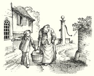 HC Andersen: Lille Tuk (litho) af Rex (after) Whistler