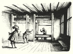 HC Andersen: Kejserens nye klæder (litho) af Rex (after) Whistler
