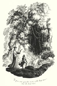 HC Andersen: Paradisets Have (litho) af Rex (after) Whistler