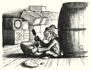 HC Andersen: The Goblin And The Huckster (litho) af Rex (after) Whistler