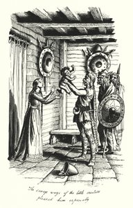 HC Andersen: Marskongens datter (litho)