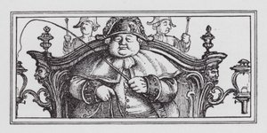 Overborgmesterens show (litho) af Rex (after) Whistler
