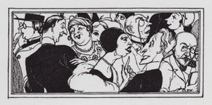 Den private udsigt (litho) af Rex (after) Whistler