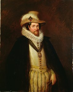 James I af England og VI af Skotland (1566-1625), efter John de Critz II (c.1600-s.1657) (olie på lærred) af Rhoda Sullivan