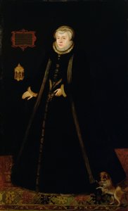 Portræt af Lady Margaret Douglas (1515-78) grevinde af Lennox, efter Daniel Mytens den ældre (c.1590-c.1648) (olie på lærred) af Rhoda Sullivan