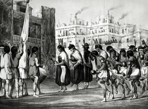Buffalo Dance i Pueblo de Zuni, New Mexico, fra 