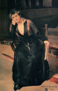 Portræt af María Guerrero