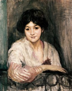 Figur. Maleri af Ricard Canals i Llambi (1876-1931), olie på lærred, impressionisme