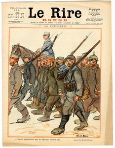 Cover af "" Den røde latter", Satirisk i farver af Ricardo Flores