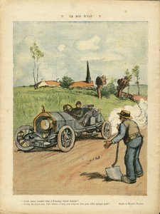 Illustration af Ricardo Flores (1878-1918) i Le Rire af Ricardo Flores