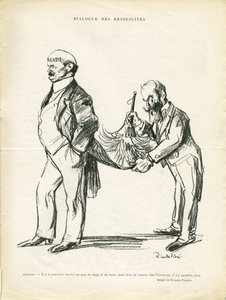 Illustration af Ricardo Flores (1878-1918) i Le Rire, 09/05/14 - Dialogue of Ressucites - Marokko, Agadir - Ceccaldi af Ricardo Flores