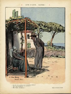 Illustration af Ricardo Flores (1878-1918) i Le Rire, 24/02/12 - Cote d