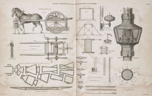 Genstande brugt under opførelsen af Bell Rock Lighthouse, c 1810 af John Pardon