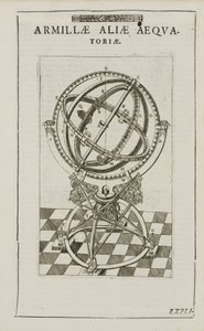 Tycho Brahes ækvatoriale armillarsfære, c 1580 af John Pardon