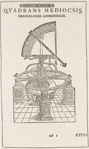 Tycho Brahes kvadrant (omvendt), c 1577 af John Pardon