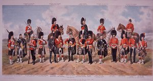Skotske regimenter af den britiske hær i 1895