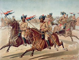 Scouts of the 10th Bengal Lancers (field Service Kit), den anglo-indiske hær i 1880