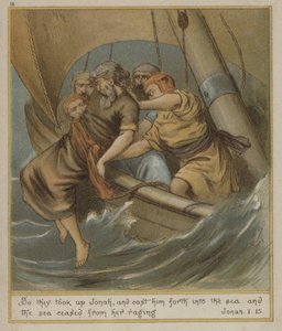 Så tog de Jonas op og kastede ham ud i havet af Richard Andre