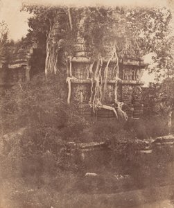 Templet i Hallibeed, Indien, 1856-1857 (foto) af Richard Banner Oakeley