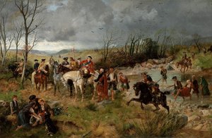 Stop af prins Charles Edward på bredden af Nairne, 1878