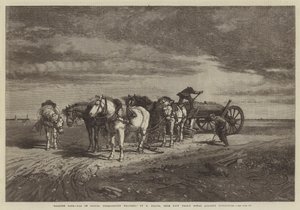 Indlæser Sand-Pas de Calais, truende vejr, fra sidste års Royal Academy-udstilling af Richard Beavis