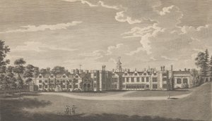 Knole, nær Sevenoke, i County of Kent, tidligere et palads tilhørende Archiep..., 1777-90.