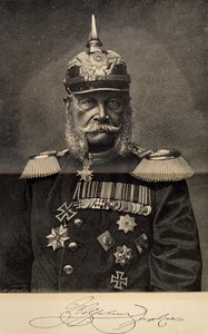 William I 1797-1888, konge af Preussen og tysk kejser, i en alder af 90, 1887. af Richard Bong